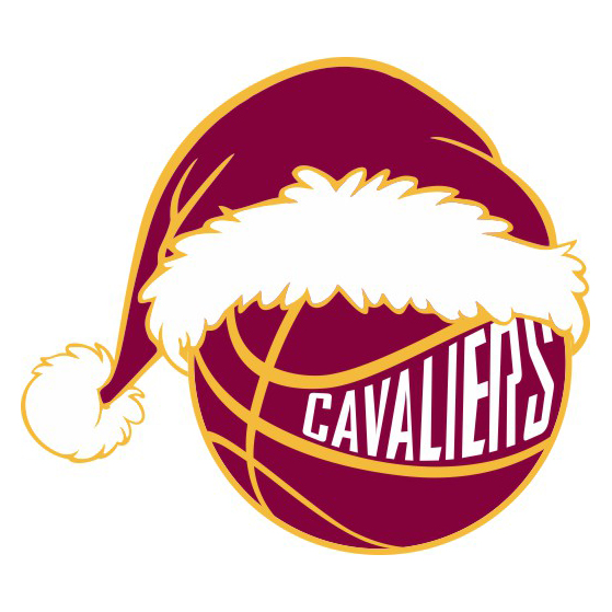 Cleveland Cavaliers Basketball Christmas hat logo iron on paper